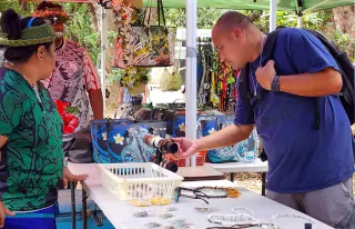Yap Island Markttag Mikronesien