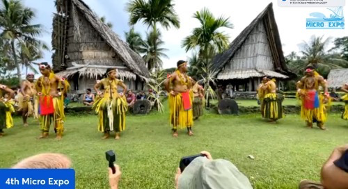 ミクロネシアの伝統的な集会所